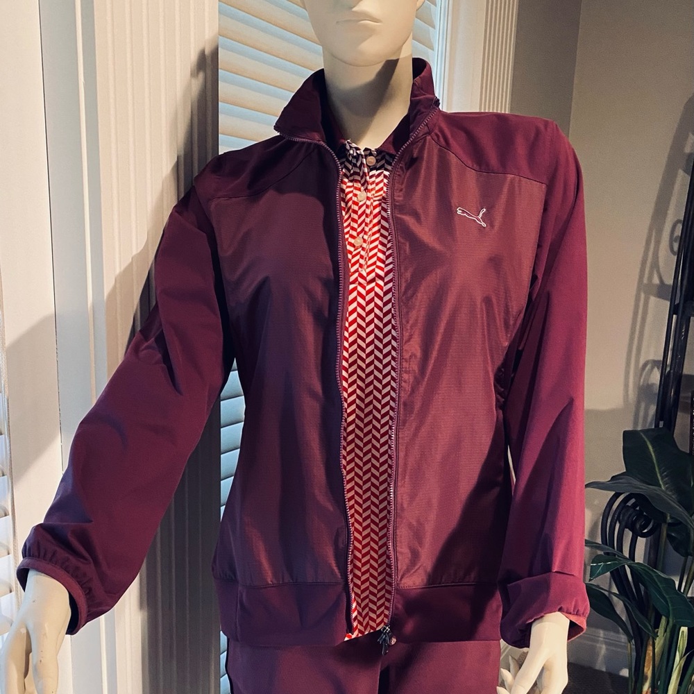 Puma Eggplant Golf  Jacket